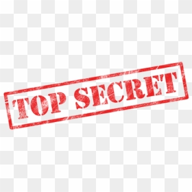 Clear Top Secret Transparent Background , Png Download - Banned, Png Download - top secret png