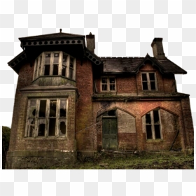 Transparent Mansion Clipart - Creepy Haunted House, HD Png Download - mansion png