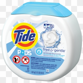 Tide Pods Liquid Laundry Free And Gentle, HD Png Download - tide pod png