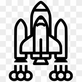 Rocket Space Shuttle Launch - Rocket, HD Png Download - space shuttle png