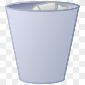 Open Trash Can Clipart, HD Png Download - garbage can png