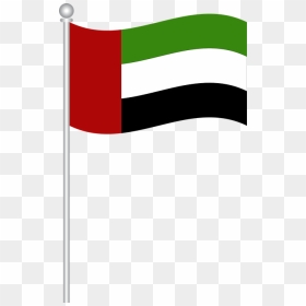 Uae Flag Clipart Black And White - Uae Flag Clipart Png, Transparent Png - flags png