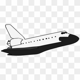 You Can Use This Simple Space Shuttle Clip Art On Your - Space Shuttle Clip Art Black And White, HD Png Download - space shuttle png