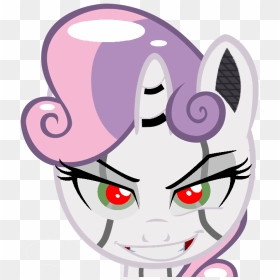 Transparent Evil Red Eyes Png - Mlp Sweetie Belle Evil, Png Download - evil eyes png