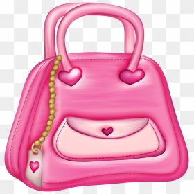 Girly Clipart Purse - Pink Purse Clipart, HD Png Download - vhv