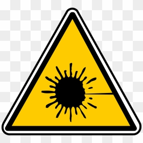 Laser Radiation Hazard Symbol, HD Png Download - caution sign png