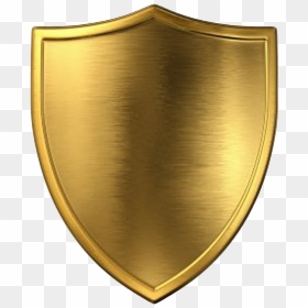 Gold Shield Png - Transparent Background Gold Shield Png, Png Download - shield outline png