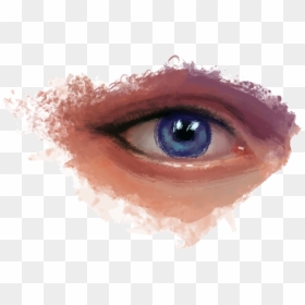 Painted Eye, HD Png Download - paint smear png