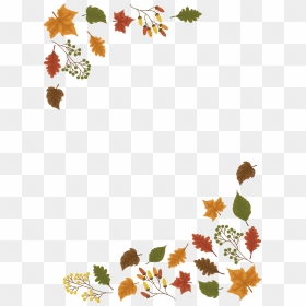 The Maple Leaf Border Png Download - Transparent Fall Leaves Border, Png Download - thanksgiving border png