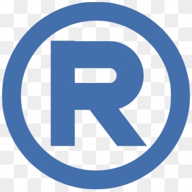 Registered Trademark Blue Svg Clip Arts - Red Registered Trademark Symbol, HD Png Download - blue png