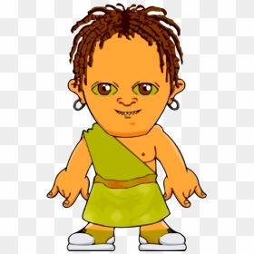 Dreadlocks Man - Ancient Rome Cartoon, HD Png Download - dreads png