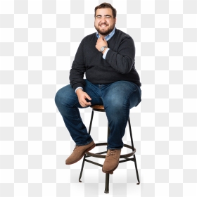 Transparent Man Sitting In Chair Png - Sitting, Png Download - man sitting png