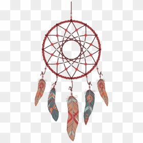 Scarlet Dreamcatcher Png Download - Colorful Dream Catcher Vector, Transparent Png - dreamcatcher png