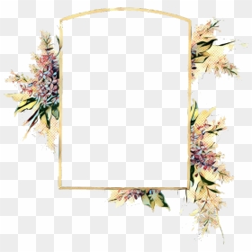 Vintage Floral Frame Png Photo - Flower Frame Vintage Png, Transparent Png - floral frame png
