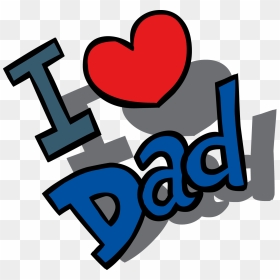 Happy Fathers Day Love Dad Clip Arts - Clip Art Transparent Fathers Day, HD Png Download - dad png