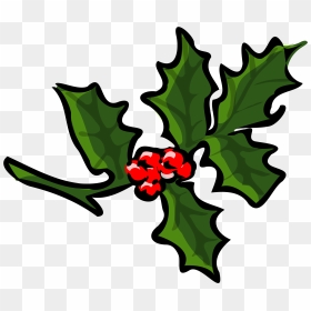 Holly Branch Clip Arts - Holly Clip Art, HD Png Download - holly border png