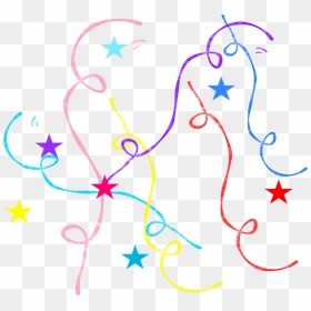 Transparent New Years Eve Png - Clipart Streamers And Confetti, Png Download - new year's png