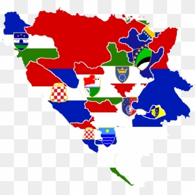 Bih Counties Flags, HD Png Download - flags png