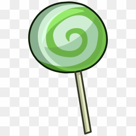 Club Penguin Rewritten Wiki - Green Lollipop Clipart, HD Png Download - lollipop png