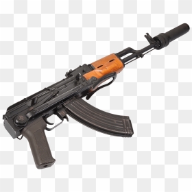 Hair Png Hair Png Machine Gun Ak - Ak 47 Con Silenciador, Transparent Png - machine gun png