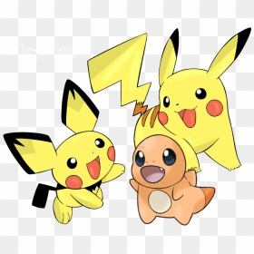 To Us Baby Bulbasaur Baby Squirtle Baby Charmander - Pikachu And Pichu Coloring Pages, HD Png Download - bulbasaur png