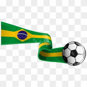 Free Png Download Soccer Ball With Brazilian Flag Transparentpicture - Brazillian Soccer Team Png, Png Download - brazil flag png