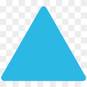 Blue Triangle Rounded Corners Clip Art At Clker - 三角形 Gif, HD Png Download - rounded rectangle png