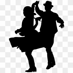 9 Couple Folk Dance Silhouette - Folk Dance Png, Transparent Png - dancer silhouette png