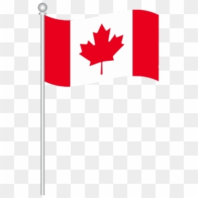 Download Hd Canada Flag Clipart Transparent Transparent - Transparent Png Canada Flag Icon, Png Download - canadian flag png