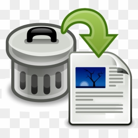 Trash Can Clip Art, HD Png Download - garbage can png