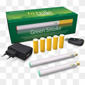 E Zigarette In Zigarettenform, HD Png Download - green smoke png