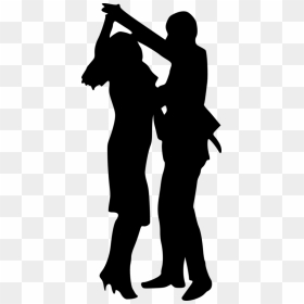 Couple Dancing Silhouette Png - Transparent Dancing Silhouette Gif, Png Download - dancer silhouette png