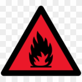 Flames Clipart Caution - Fire Warning Sign Png, Transparent Png - caution sign png