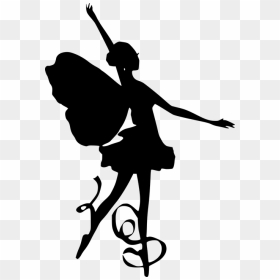 Transparent Ballet Dancer Silhouette Png - Butterfly And Ballerina Silhouette, Png Download - dancer silhouette png