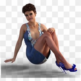 Transparent Girl Sitting Png - Portable Network Graphics, Png Download - woman sitting png