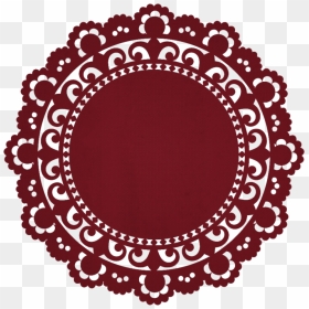 Transparent Lace Doily Clipart - Doily Png, Png Download - doily png