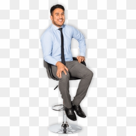 Our Application Process - Guy Sitting On Chair, HD Png Download - man sitting png