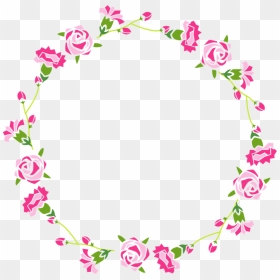 Flower Frame Clip Art - Pastel Background Frame Flower, HD Png Download - floral frame png