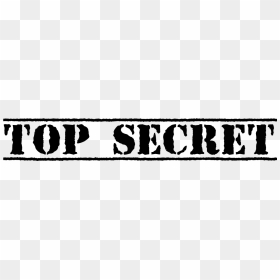 Top Secret - Top Secret Black Font, HD Png Download - top secret png