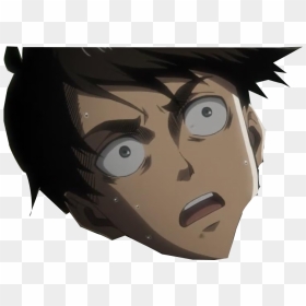 Eren Drawing Scary - Scared Face Png, Transparent Png - scared face png