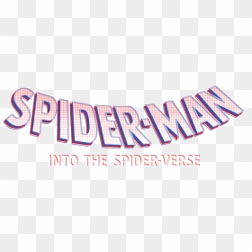 Into The Spider Verse - Spider Man Into The Spider Verse Title, HD Png Download - spiderman web png