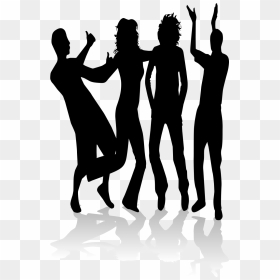 People Dancing Silhouette Png, Transparent Png - dancer silhouette png