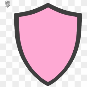 Shield Pink Png, Transparent Png - shield outline png