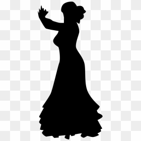 Flamenco Female Dancer Silhouette - Dance, HD Png Download - dancer silhouette png