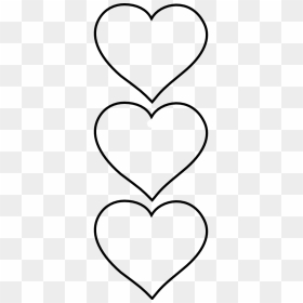 Real Heart Clipart - 3 Heart Clipart Black And White, HD Png Download - real heart png