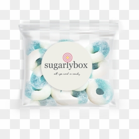 Sour Blue Raspberry Rings - Box, HD Png Download - marshmallow png