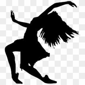 Silhouette Ballet Contemporary Dance Clip Art - Dance Contemporary Clip Art, HD Png Download - dancer silhouette png