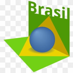 Transparent Brazil Flag Png - Vector Graphics, Png Download - brazil flag png