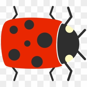 Simple Cartoon Ladybug Clip Arts - Ladybug Cartoons Png, Transparent Png - ladybug png