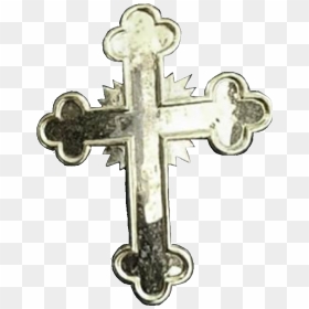 Transparent Crucifix Aesthetic, HD Png Download - gold cross png